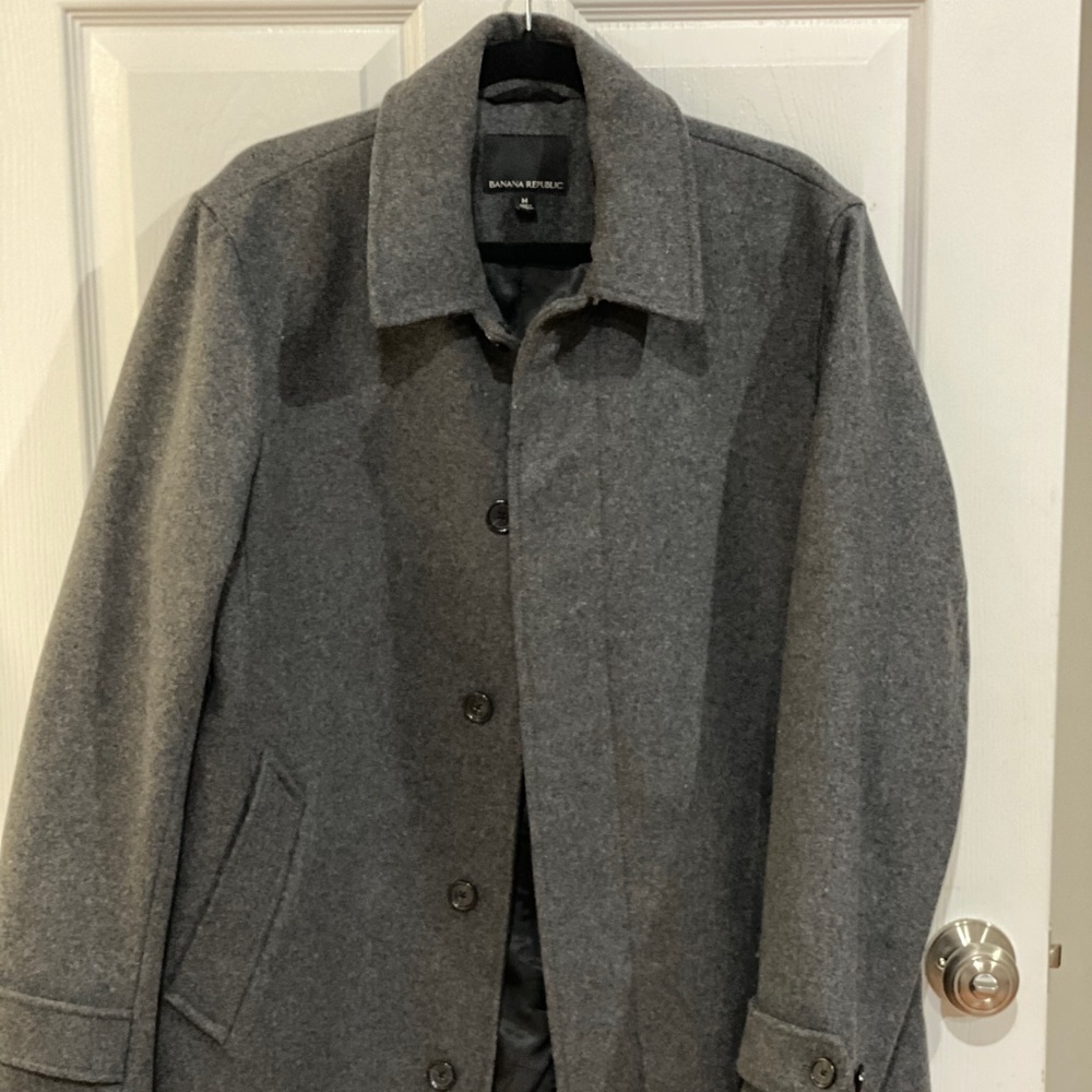 Men’s wool Italian car coat